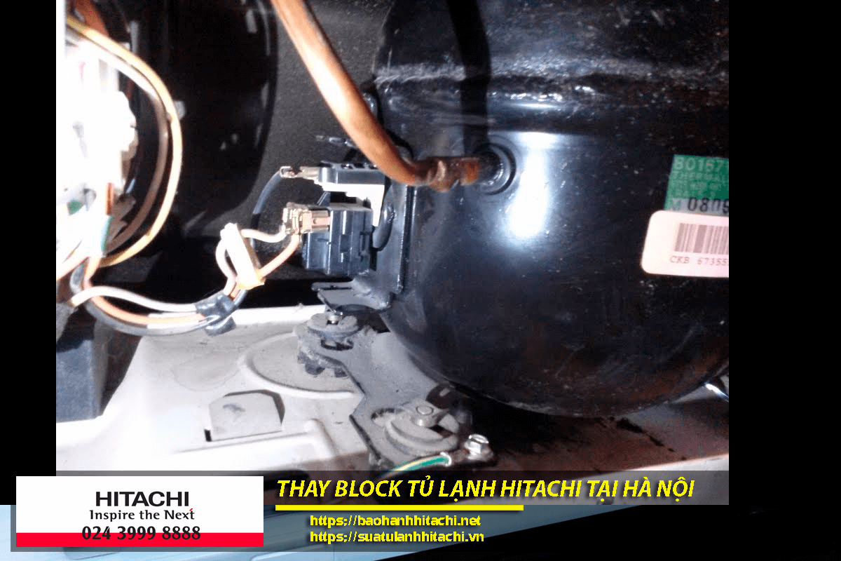Nguyên nhân gây hỏng block tủ lạnh Hitachi