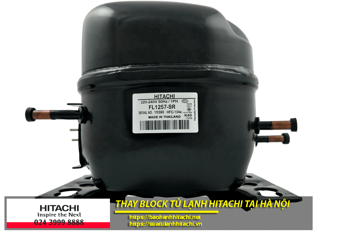 Thay block tủ lạnh Hitachi