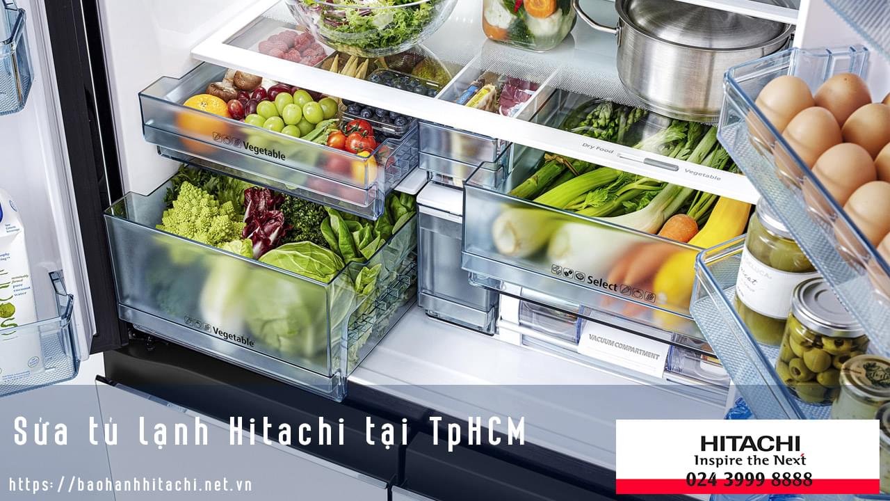 Sửa tủ lạnh Hitachi side by side