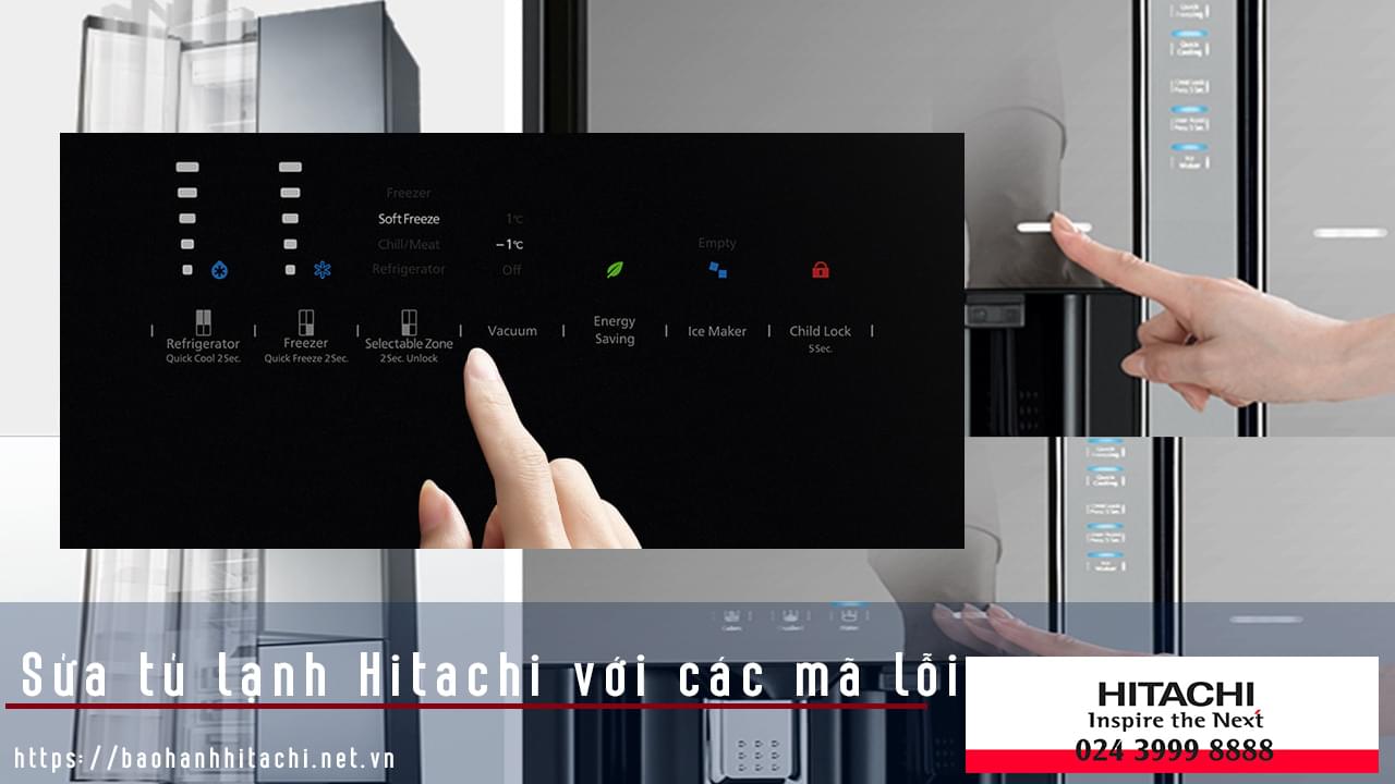 Sửa tủ lạnh Hitachi side by side