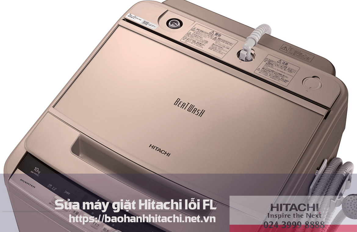 Máy giặt Hitachi báo lỗi FL