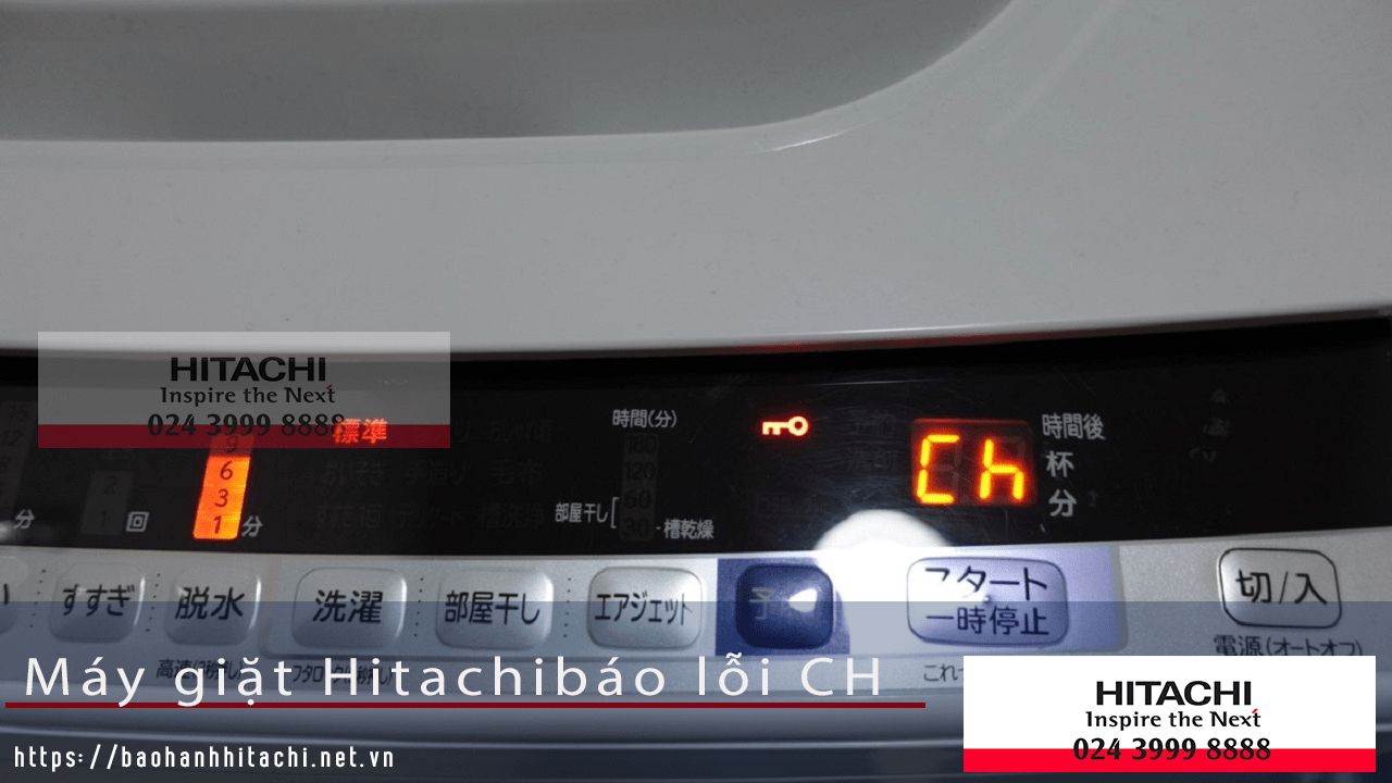 Máy giặt Hitachi lỗi CH, bảo hành Hitachi chính hãng tại Việt Nam, dịch vụ sửa chữa và chăm sóc máy giặt Hitachi uy tín, chuyên nghiệp.