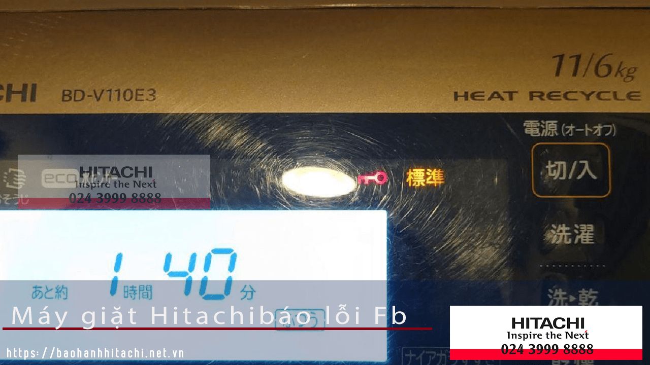 Lỗi FB máy giặt Hitachi