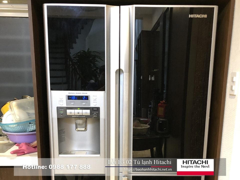 Lỗi F3 02 tủ lạnh Hitachi