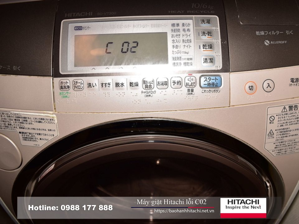 Lỗi CO2 máy giặt Hitachi, dịch vụ bảo hành và sửa chữa máy giặt Hitachi uy tín tại Việt Nam, hỗ trợ khách hàng nhanh chóng và chuyên nghiệp.